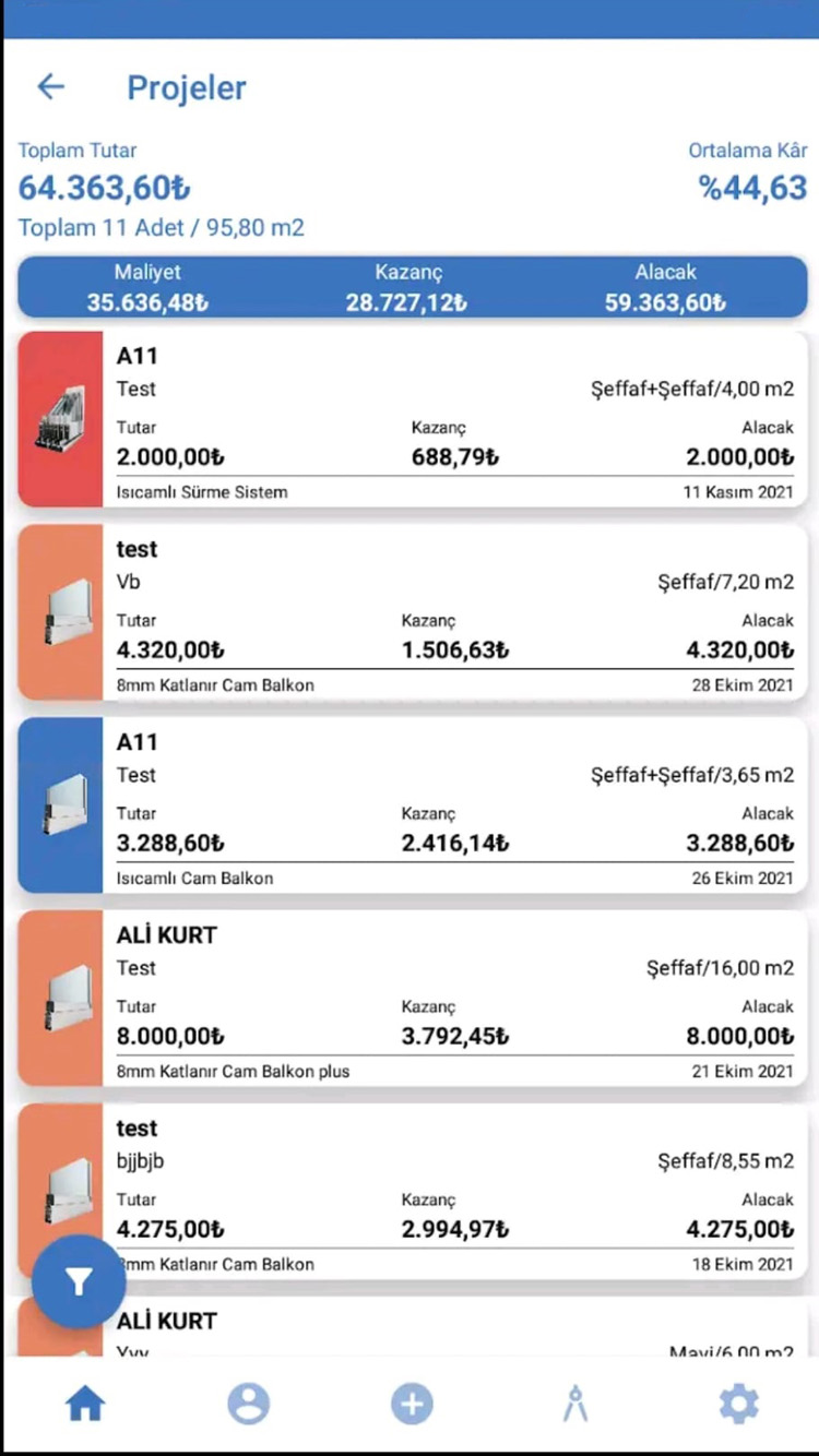 Cam Balkon Analiz Programı